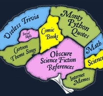 Map of the geek brain