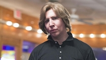 Marilyn Manson literally looks like a fusion of michael cera and professor snape without his signature makeup and hair dye