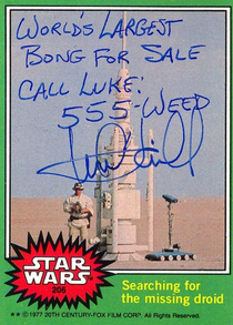 Mark Hamill Signed Cards