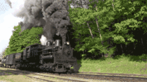 Massive geared steam locomotives in West Virginia 