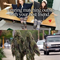 Matching costumes