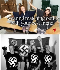 Matching outfits with your best friends