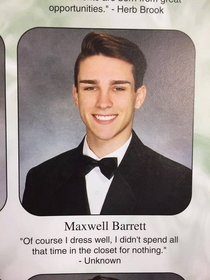Maxwell dressed Barrett