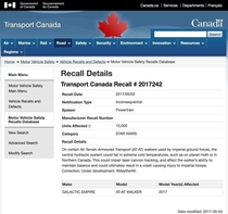 May the th Product Recall