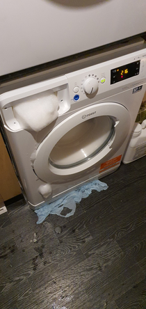 Maybe just maybe i put too much soap in the washing machine