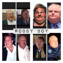 Mayor Rob Ford aka Robby Boy a Chris Farley comparison