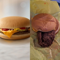 McDonalds Cheeseburger Did they even try