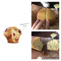 McDonalds Cranberry Orange Muffin 