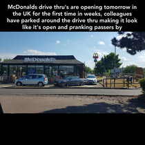 McDonalds staff pranking the public