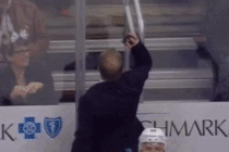 Mean old man steals puck from child at Penguins game
