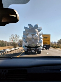 Meanwhile in front of me on the interstate
