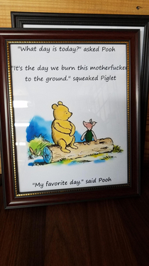 Meanwhile in the hundred acre forest