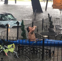 Meanwhile this morning in New Orleans