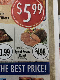 Meat prices at the local Piggly Wiggly are out of control