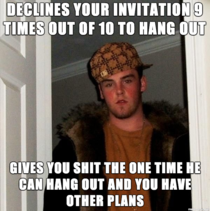 Meet my scumbag friend