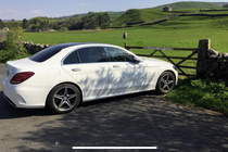 Mercedes drivers Car park was literally empty