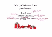 Merry Christmas from your lawyer