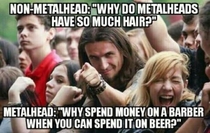 Metalheads arent simply poor