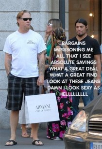 Metallica goes shopping