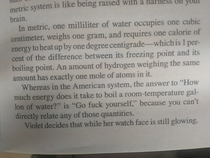 Metric system vs Imperial system