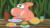 MFW eating American fast food after being in foreign country