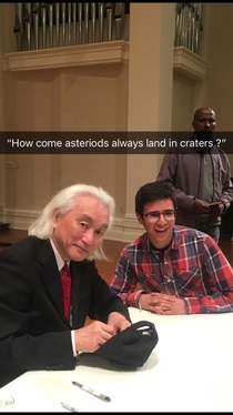 Michio Kaku was not amused