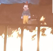 Mickey is watching