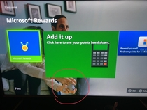 Microsoft shows a Playstation controller on their rewards page