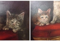Mideval paintings of cats are weird