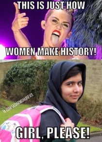 Miley vs Malala