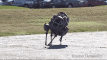 Military Robot Running