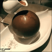 Milk Chocolate Sphere Dessert