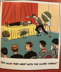 Mime funeral from Mad Magazine - Ian BoothbyPia Guerra