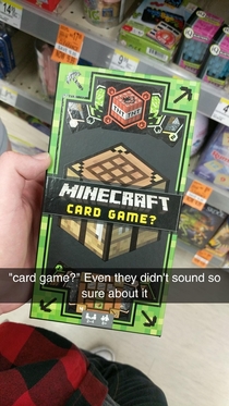Minecraft card game