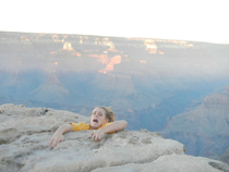 Mom was real worried about my trip to the Grand Canyon So I sent her this