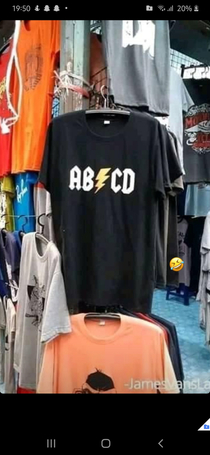 Mom we have ACDC merch at home The merch
