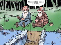 Moses got jokes