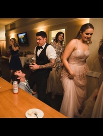 Mother in law walked by at the wrong time at my wedding