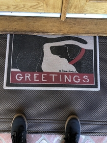 Mothers new front door mat