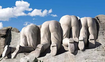 Mount Rushmore  from another point of view