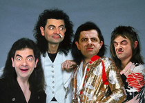 Mr Bean as Queen