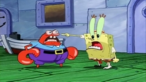 Mr Krabs and Spongebob face swap