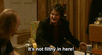 MRW a room-mate tells me to clean up