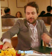 MRW Im at a party and havent eaten since breakfast