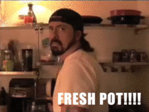 MRW Im working nights and see someone headed for the kitchen