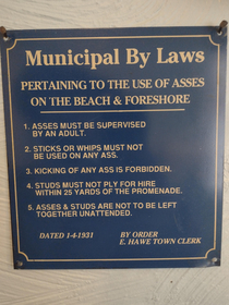 Municipal By Laws