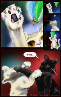 MurderKittyComics - The internet needed more cats And I was so inspired by my baby void that I turned my overshared pet photos into a webcomic The website launched in July  Thought some of you might enjoy httpsmurderkittycomicscom