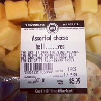 Must be some awesome cheese