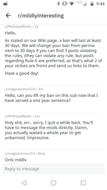 My attempt at becoming unbanned on mildly interesting