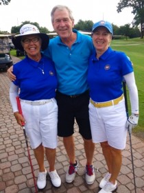 My aunt played golf with Will Ferrell today